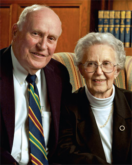 William and Katherine Ginder have contributed $1 million to the Carey Business School.